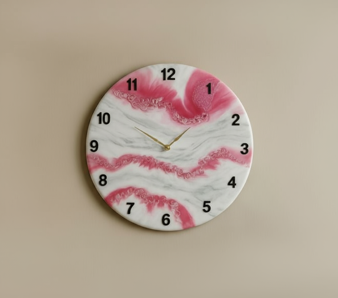 Premium Epoxy Handcrafted Clock 24 Inches