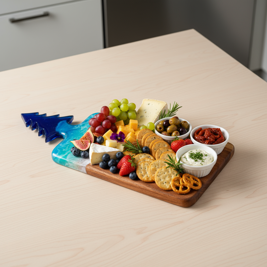 Premium Handcrafted Epoxy Serving Tray