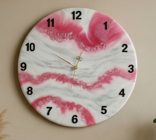 Premium Epoxy Handcrafted Clock 24 Inches